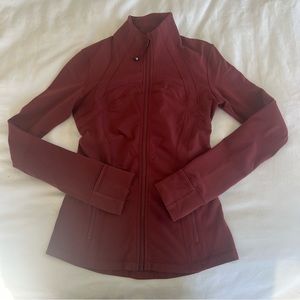 Red Lululemon define jacket - regular length
